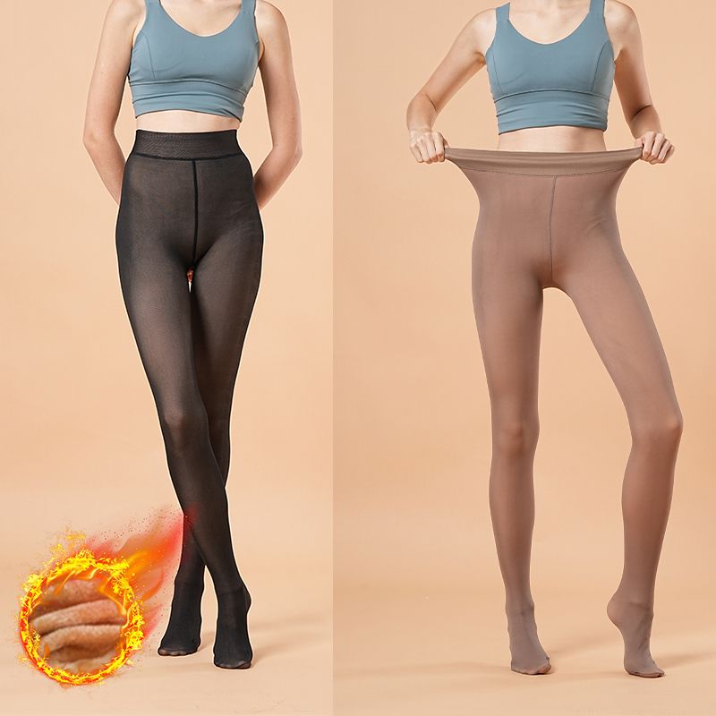 Collant polaire noir vs nude