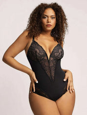 Body Gainant Dentelle Noir