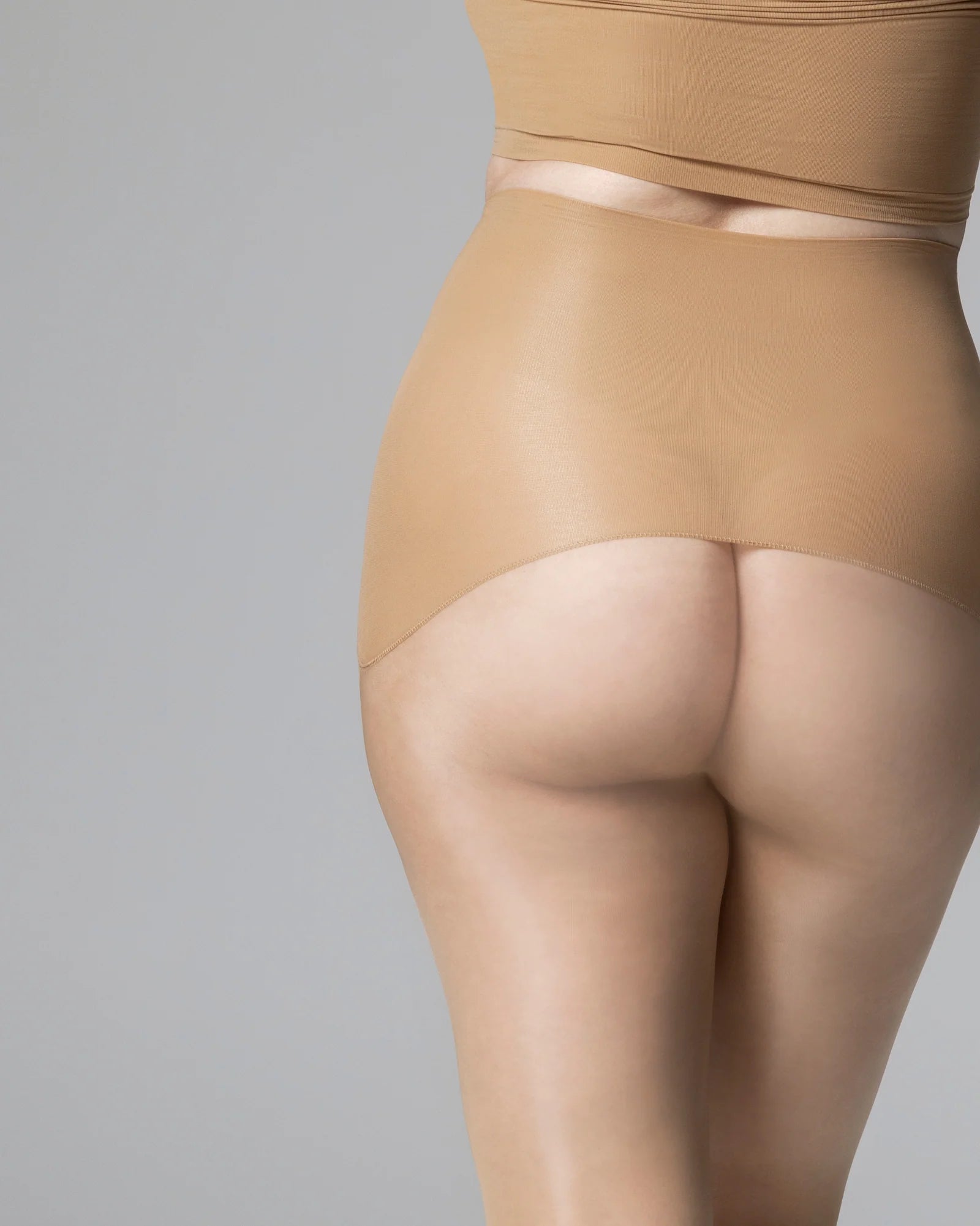 Collant Opaque beige de dos