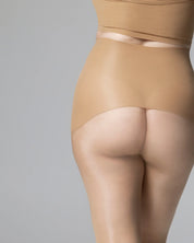 Collant Opaque beige de dos