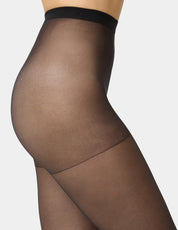 Collants Taille Haute noir coté