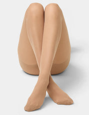 Collants Gainant beige jambes