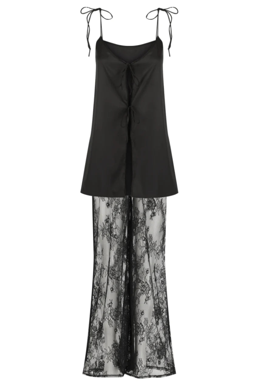Ensemble pantalon dentelle