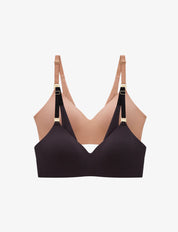 Soutien-Gorge D'allaitement noir et beige