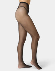 collants résille noir basic