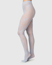 collants résille bleu moon