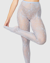 collants résille bleu moon